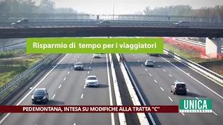 Pedemontana, intesa su modifiche alla Tratta ''C''