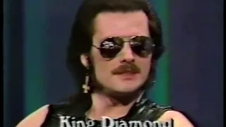 King Diamond {interview joe franklin show 1987}