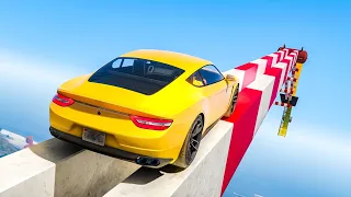 GTA 5 PARKOUR STUNT RACE ▸ NO COPYRIGHT GAMEPLAY | 4K 60FPS | 366