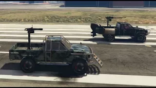 GTA 5 Airport Drag Race (Technical Custom vs. Technical Aqua)