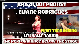 Brazilian pianist, Eliane Rodrigues, LITERALLY taking the performance below the stage! -REACTION WOW