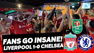 Liverpool Fans go INSANE! Liverpool 1-0 Chelsea| Carabao Cup Final.