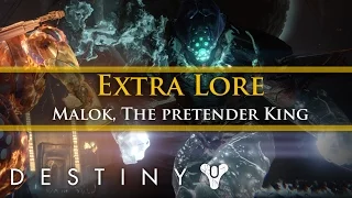 Destiny Lore - Malok Lore theories, Hive backstory (Extra Lore)