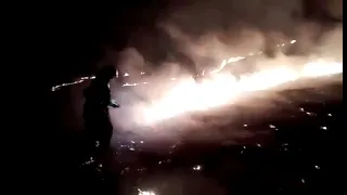 Пожар в Черемушках в Красноярске