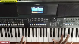 My father and my friend | elijah oyelade | piano tutorial F-sharp key @worshippianolessonssam