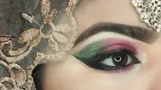 Soft bridal eye makeup tutorial | kashee's  inspired eye makeup  | walima bridal eye makeup