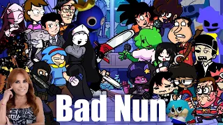 FNF Bad Nun But Every Turn A Different Cover Is Used