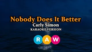 Carly Simon - Nobody Does It Better (Karaoke Version)