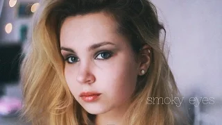 smoky eyes ☽ дымчатый макияж ∘ коричневый смоки