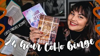 Binging Colleen Hoover for 24 Hours! 24 Hour Readathon Vlog // 2022