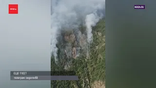 Пожар в Дивногорске удалось наконец потушить