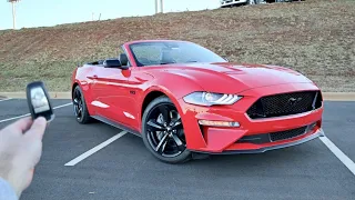 NEW Ford Mustang GT Convertible Premium: Start Up, Exhaust, Test Drive, POV and Review