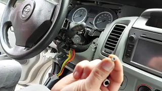 How to remove/refit/repair Ignition Lock Barrel Contact for Renault Trafic & Opel Vivaro