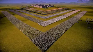 Largest Medieval Fortress VS 3 Million Zombies Siege l Ultimate Epic Battle Simulator 2 UEBS 2