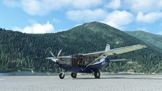 [MSFS] Quest Kodiak 100 Tutorial Flight / Sandpoint, ID to Nelson, BC.