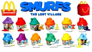 WORLD SET 2017 McDONALD'S SMURFS HAPPY MEAL TOYS THE LOST VILLAGE MOVIE 3 EUROPE UK KIDS COLLECTION