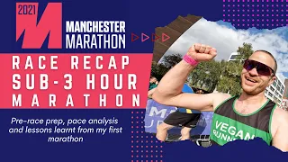 Manchester Marathon 2021 | SUB-3 RACE RECAP | pre-race prep, pace analysis and lessons learnt