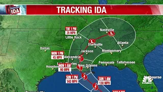 Ida set to make landfall as a Category 4 hurricane