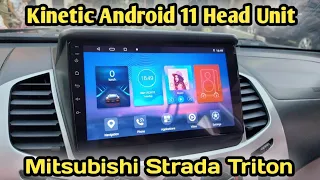 Kinetic Android 11 Head Unit for Mitsubishi Strada Triton | Unboxing & Installation #stradatriton