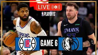 NBA LIVE! CLIPPERS vs MAVERICKS GAME 6 | 2024 NBA PLAYOFFS | May 4, 2024 | NBA 2K24