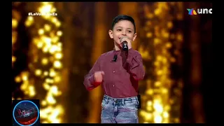 La Voz Kids México 2022 - Cesar Banda impresionante Audiciones a ciegas