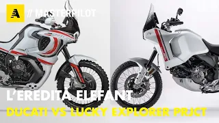 Ducati DesertX vs Lucky Explorer Project 9.5 | L'eredità CONTESA della Cagiva Elefant...