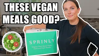 Sprinly Review: The Best Vegan Meal Delivery Service