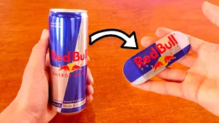 I Turn A RedBull Can Into A PERFECT Pro Fingerboard