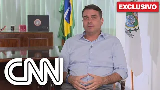 Assista à íntegra da entrevista de Flávio Bolsonaro à CNN