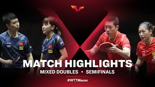 Chen Xingtong/Yu Ziyang vs Xu Xin/Liu Shiwen | XD | WTT Macao 2021 (SF)