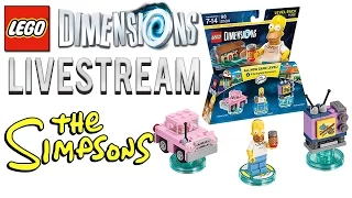 LEGO Dimensions - Simpsons Level Pack | A Springfield Adventure Livestream + Giveaway!