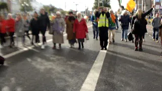 15 - Anti lockdown protest/assembly/march to  Dublin Port, 22nd Oct. '20.