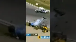 Schwerer Unfall zwischen Heidfeld & Sato #shorts #f1 #formula1 #f1shorts