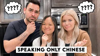 Speaking Only Chinese for 24 Hours! 😳  她一天只说普通话