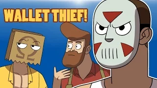 Delirious Animated! (WALLET THIEF!) By Pegbarians! "Finding Bigfoot"