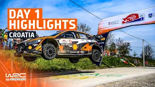 Day 1 Highlights | WRC Croatia Rally 2023