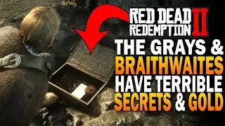 Every Braithwaite & Grays Family Secret & GOLD! Easy Money! Red Dead Redemption 2 Easter Eggs [RDR2]