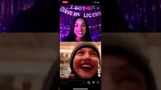 Olivia Rodrigo Drivers License Release Night Full Instagram Live 1/8