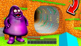 Me encontré la Base Secreta de Grimace.exe en Minecraft😨