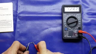 Super-cheapo multimeter mini review - DT-830B DMM