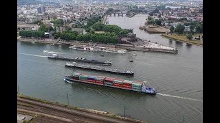 The river Rhine waterway and its navigation