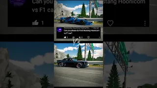 Drag Race Ford Mustang Hoonicorn vs F1 Car Parking Multiplayer #shorts #carparkingmultiplayer