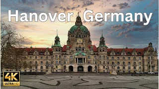 🇩🇪 Hannover, Germany | VIRTUAL WALKING TOUR : 🚶 | 4K60fps with 🎧Original City Sounds