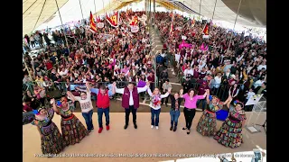 Encuentro con militantes y simpatizantes de Morena en Tehuacán, Puebla.