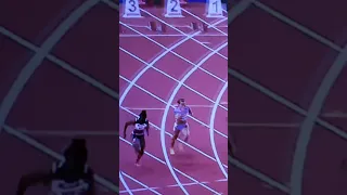 Elaine Thompson Herah won women's 100m in 10.84 Brussels Diamond League #shorts