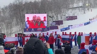 Сергей Бердников на этапе Кубка мира по сноуборду