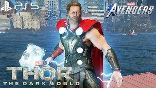 Marvel's Avengers - NEW MCU Thor The Dark World Suit Gameplay 4K 60FPS (PlayStation 5)