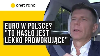 Ryszard Petru w kampanii lobbuje za wprowadzeniem euro. "To hasło jest lekko prowokujące"