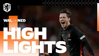 LATE WIN IN CARDIFF 💥🦁 | Highlights Wales - Nederland (8/6/2022) Nations League