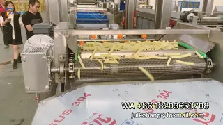 500kg/h Automatic Frozen French Fries Production Line Continuous Potato French Fries Process Line